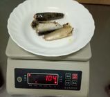 sardinhas enlatadas do peso 125g líquido nutrição rica do óleo vegetal na vária