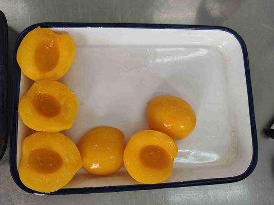 Pêssegos amarelos enlatados temperatura ambiente dos frutos de China