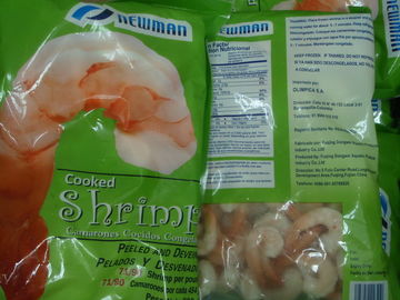 Empacotamento de maioria vermelho de cristal congelado fresco saboroso fino excelente do camarão do marisco