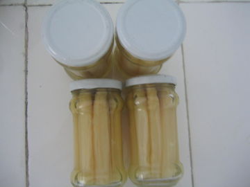 Açúcar alto enlatado todo e gordura do valor nutritivo do aspargo branco baixo