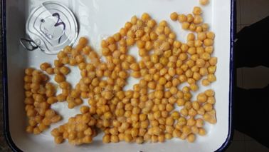 Grãos-de-bico enlatados deliciosos na salmoura 3 anos de lata aberta fácil 425g da vida útil, 567g, 800g
