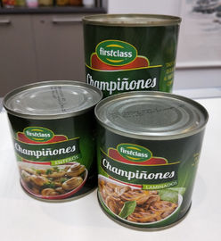 O fast food enlatou o cogumelo do cogumelo/gosto natural de colocação em latas dos cogumelos selvagens