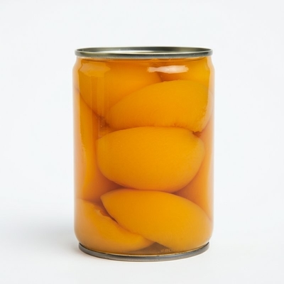 Grau A OGM Amarelo / Branco Firm Shelf Estabilizado Meias de Pêssego enlatados