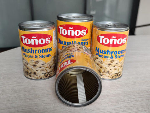 184g 284g 425g enlatou cogumelos de botão inteiros