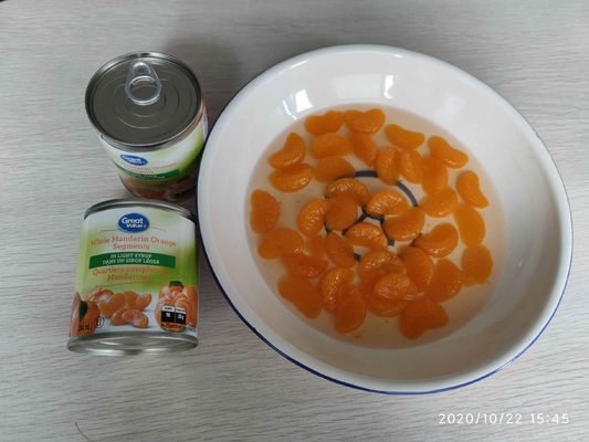 Mandarina doce, laranja, segmentos em lata 2500g