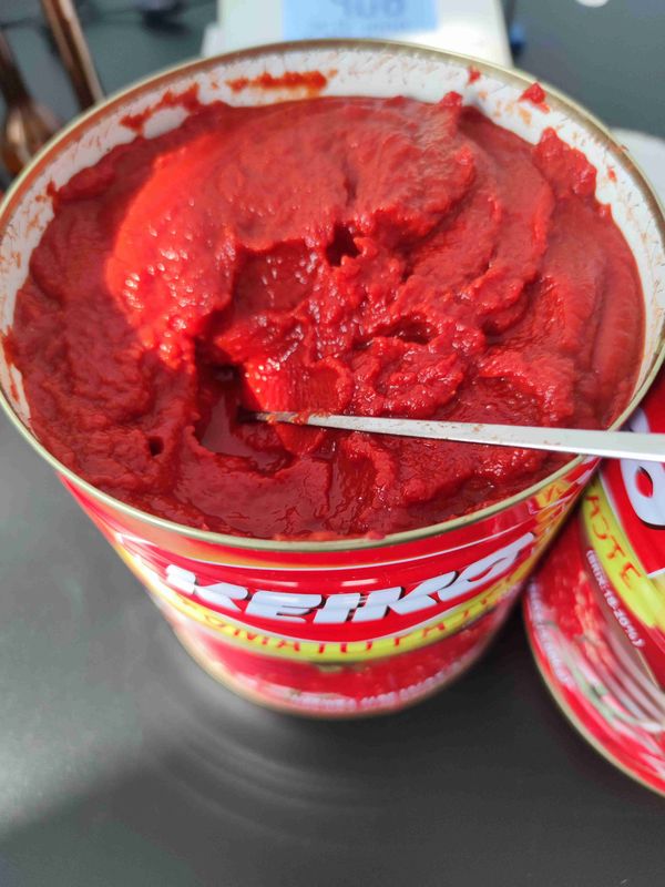 Tomate Em lata Pasta de tomate Ingrediente primário Tomate Status Triple Concentração Instruções de armazenamento