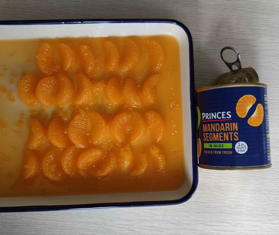 Valor de pH 3.0-4.0 Em lata Mandarina Laranja Vegano Restrições dietéticas Frutas deliciosas
