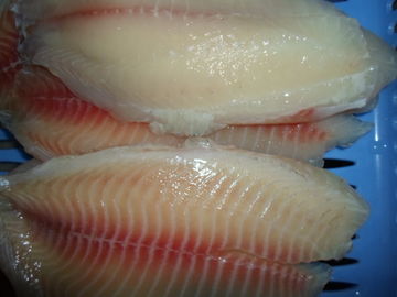 Peixes congelados sem ossos frescos puros saudáveis do Tilapia, faixas congeladas do Tilapia