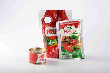 Molho de Tomate Enlatado e Amostra Grátis para Requisitos do Cliente