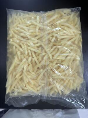 Exportação Grade A Batatas fritas congeladas com 10,00 mm X 10,00 mm de tamanho de corte em bruto e 24 meses de validade