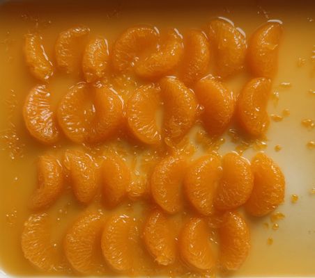 2500 g de doce vegano Mandarina laranja enlatada em lata sem glúten 0,2-0,6 Ácido total