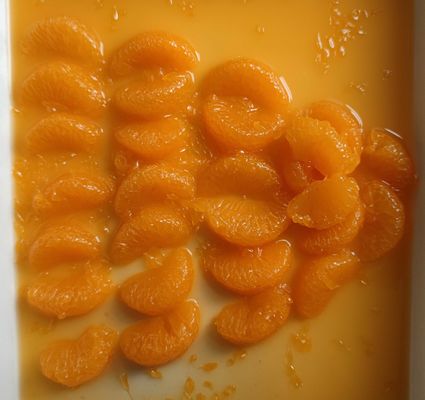 Amaranto Mandarina inteiro segmentado em xarope de açúcar com concentrado doce